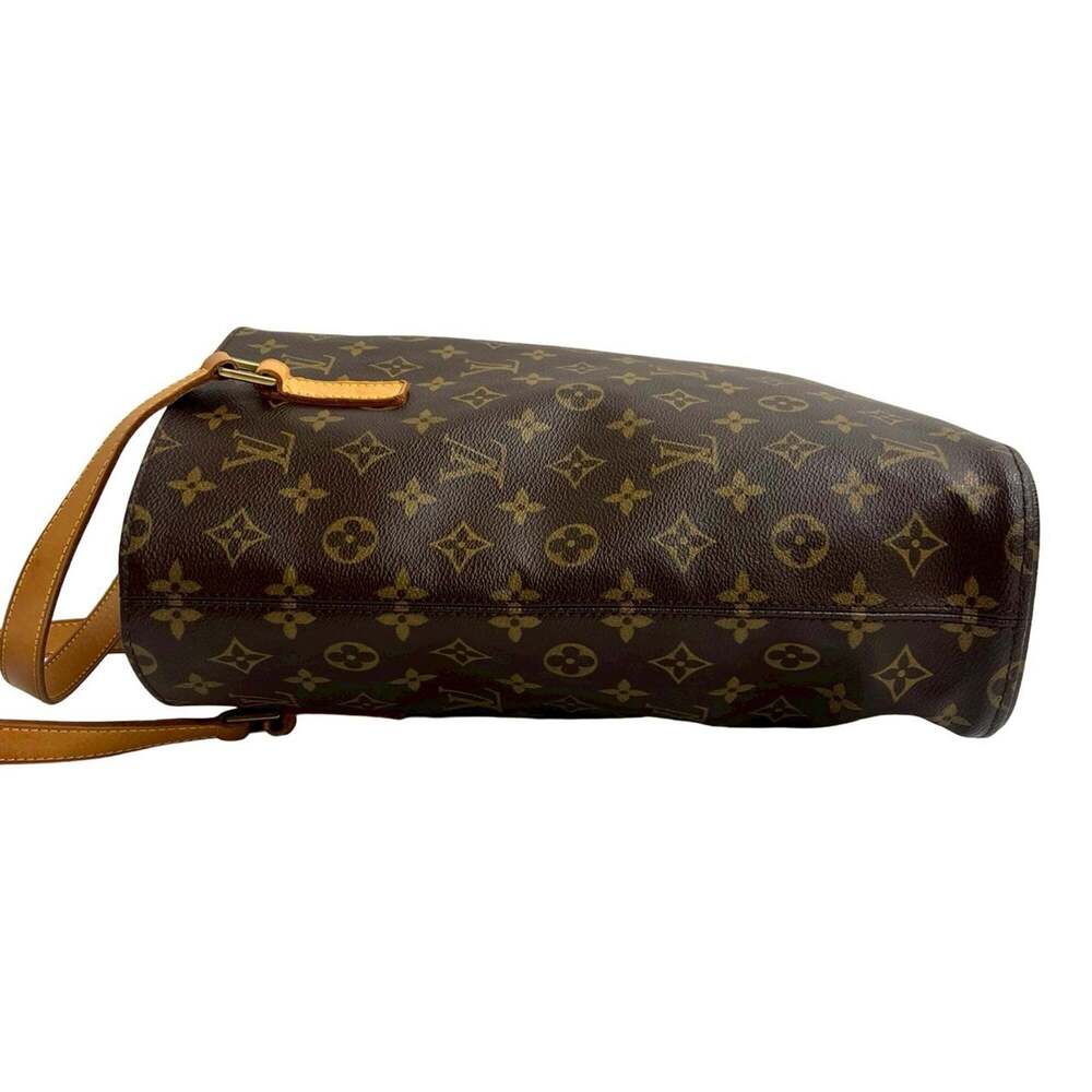 LOUIS VUITTON Authentic Brown Monogram Leather Tote Bag - Picture 5 of 10